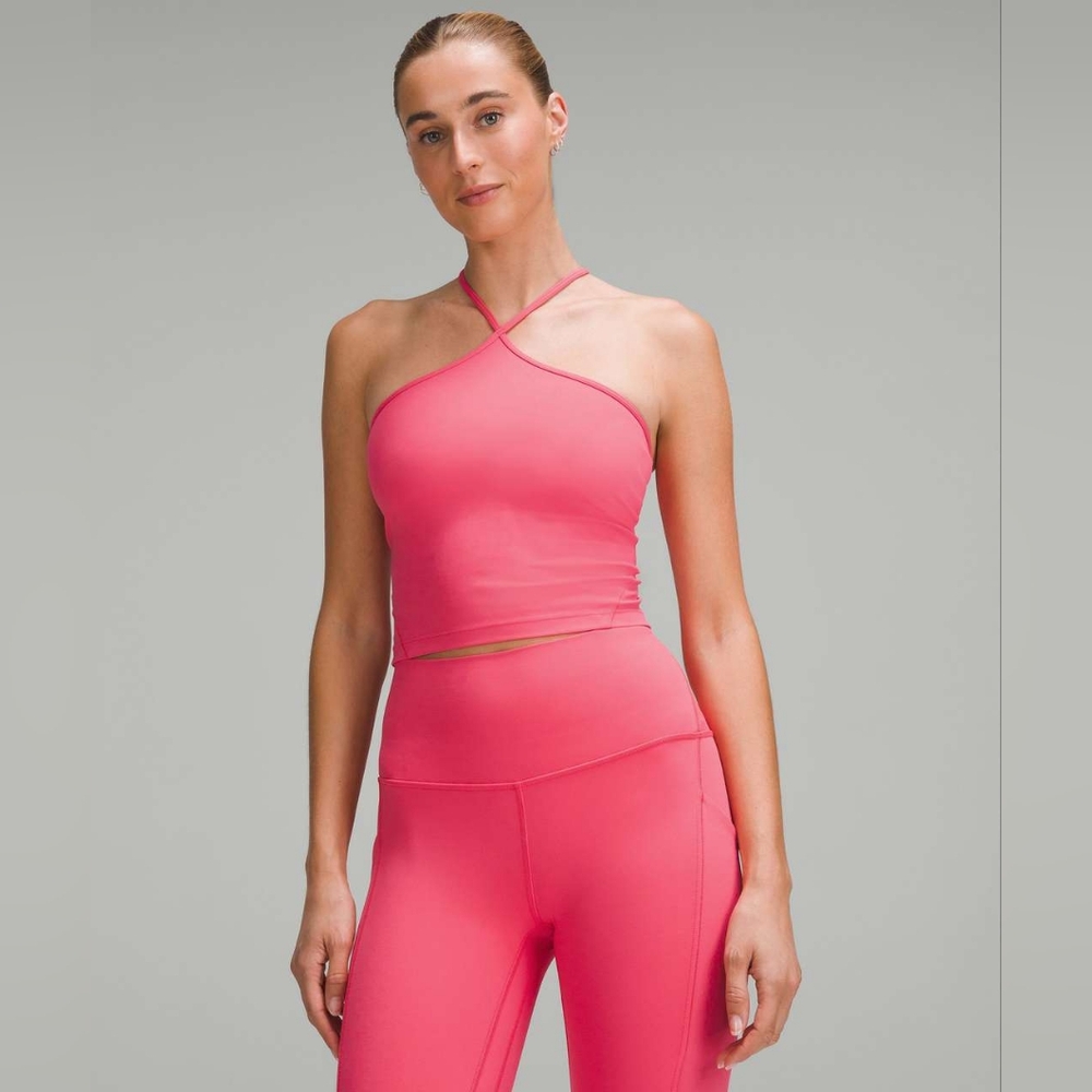 Lululemon Align T-Strap Tank Top Sz 12 Glaze Pink